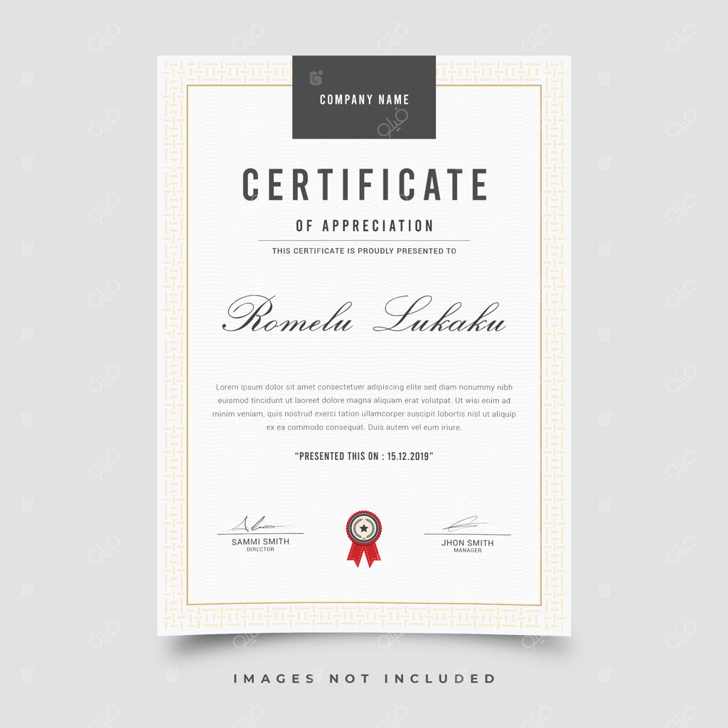 قالب گواهی‌نامه برداری