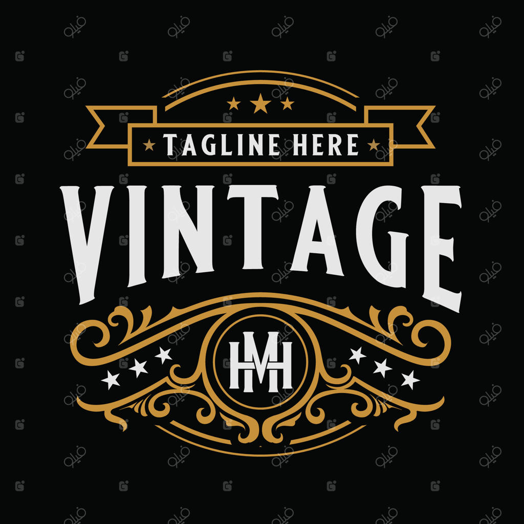 لوگوی لوکس تزیینی: طراحی برای سلمانی، کافی‌شاپ، محصولات زیبایی و سالن‌ها