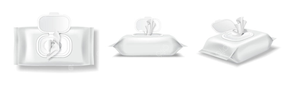 بررسی انواع مختلف بسته‌بندی دستمال مرطوب پرو وکتور