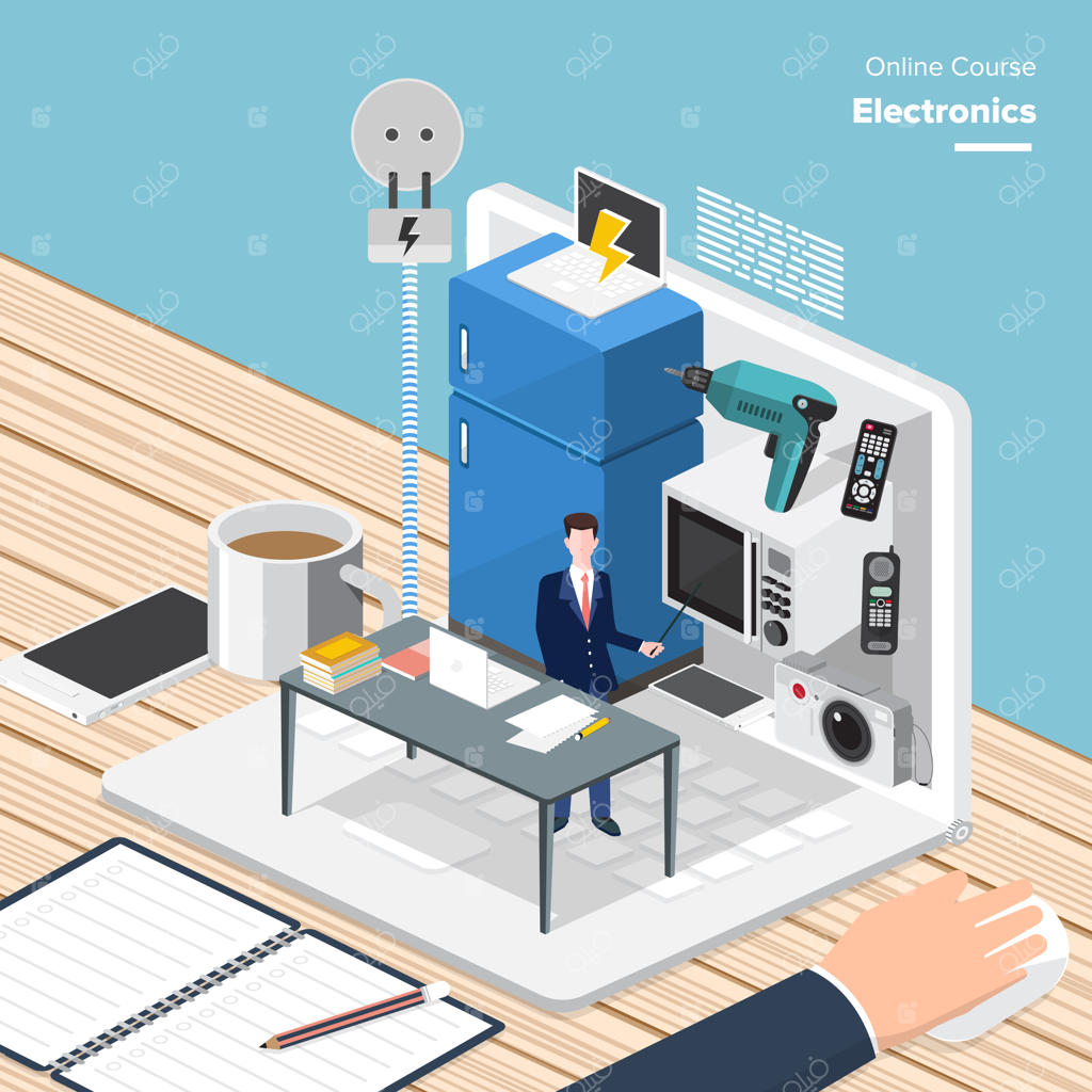 طراحی ایزومتریک آموزشی