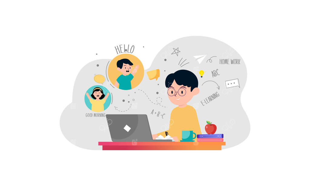 آموزش الکترونیکی، تصویری از مفاهیم آموزش آنلاین