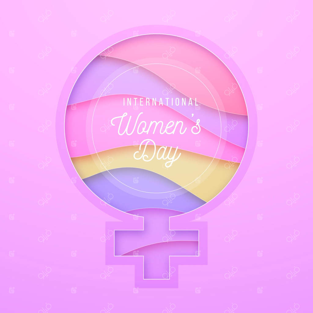 روز جهانی زن به سبک کاغذی