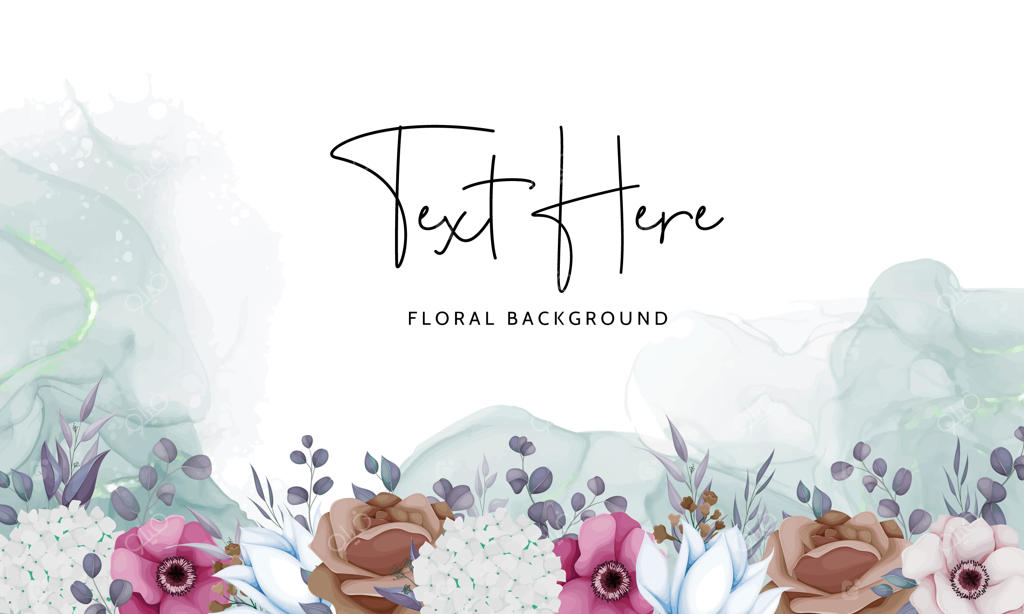 الگوی پس‌زمینه بوهو شیک با گل‌ها و برگ‌ها