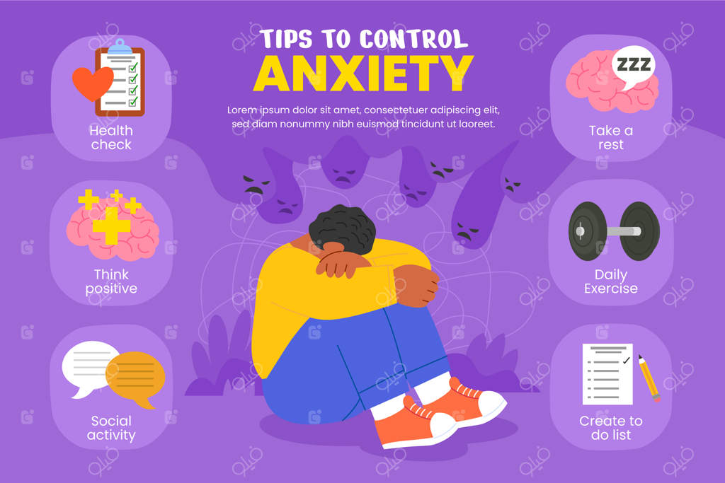 پترن اینفوگرافی برای کاهش اضطراب