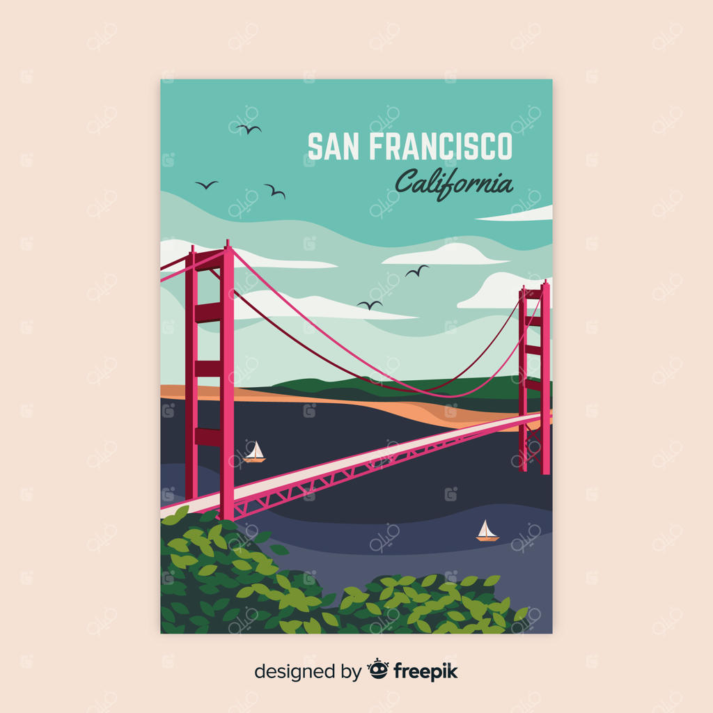 پوستر تبلیغاتی نوستالژیک برای شهرسازی