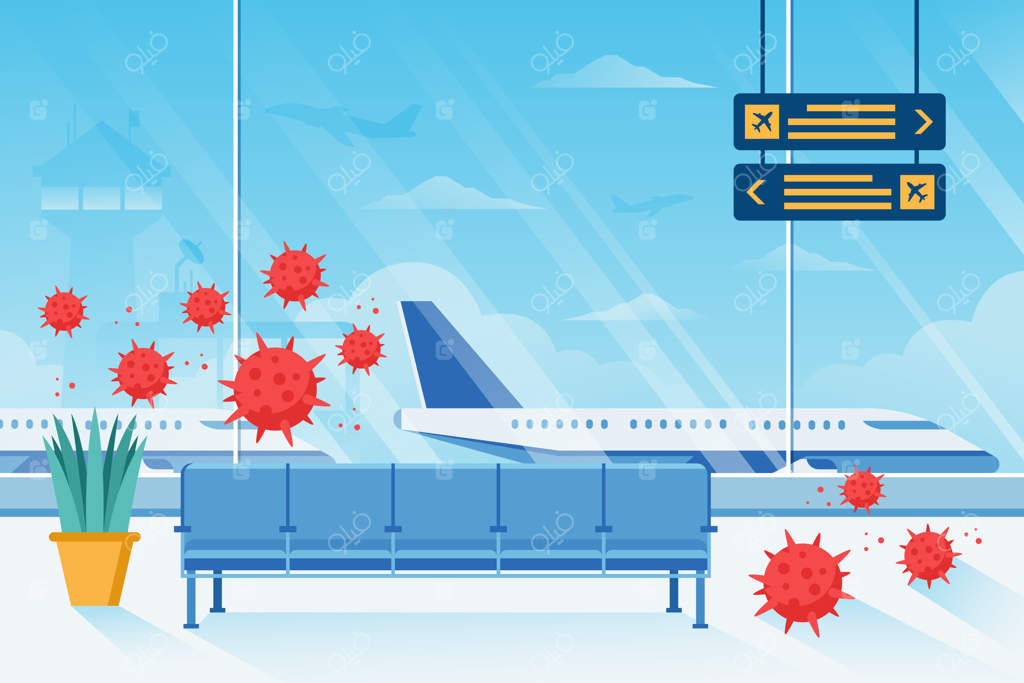 فرودگاه بسته در دوران همه‌گیری کرونا