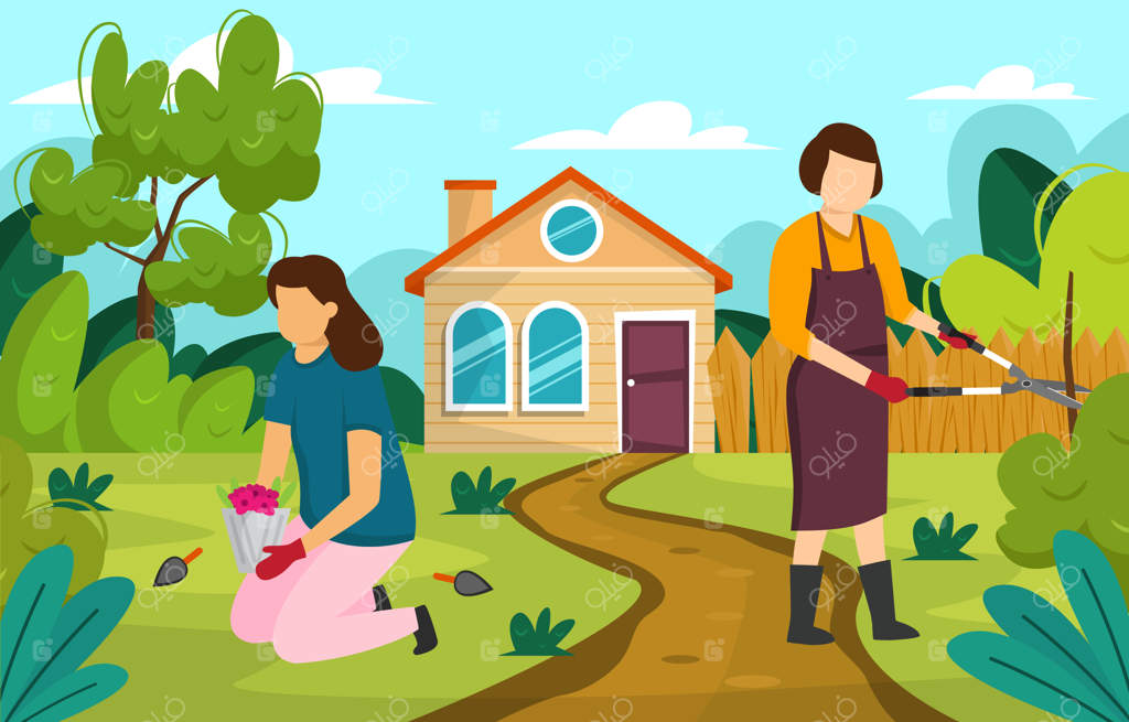 طراحی باغ در جلوی خانه: پترن حرفه‌ای