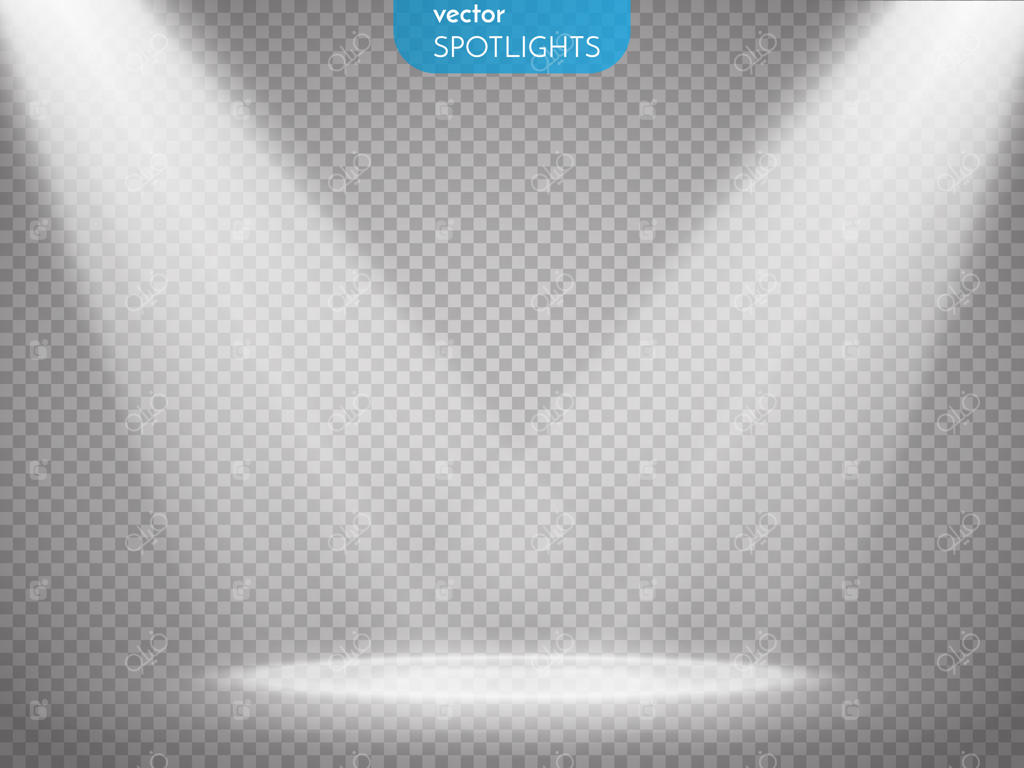 نورافکن برجسته: جلوه‌ی نوری تابشی با پرتوها به صورت وکتور و مجزا