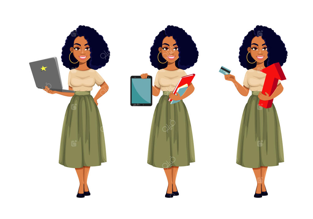 مجموعه زنان تاجر با طراحی مسطح