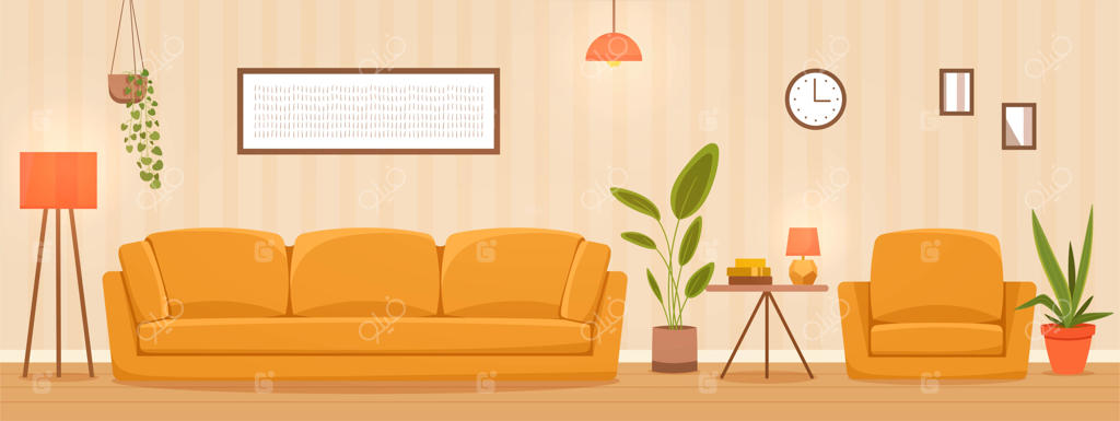 طرح اتاق نشیمن