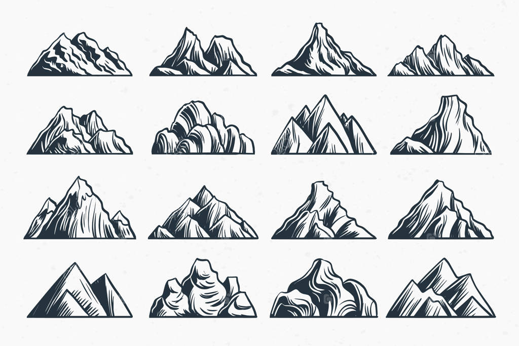 مجموعه‌ای از کوه‌های کلاسیک و قدیمی