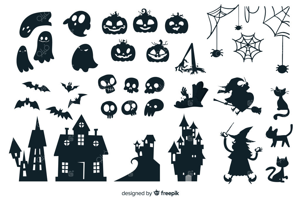 مجموعه سیلوئت‌های هالووین