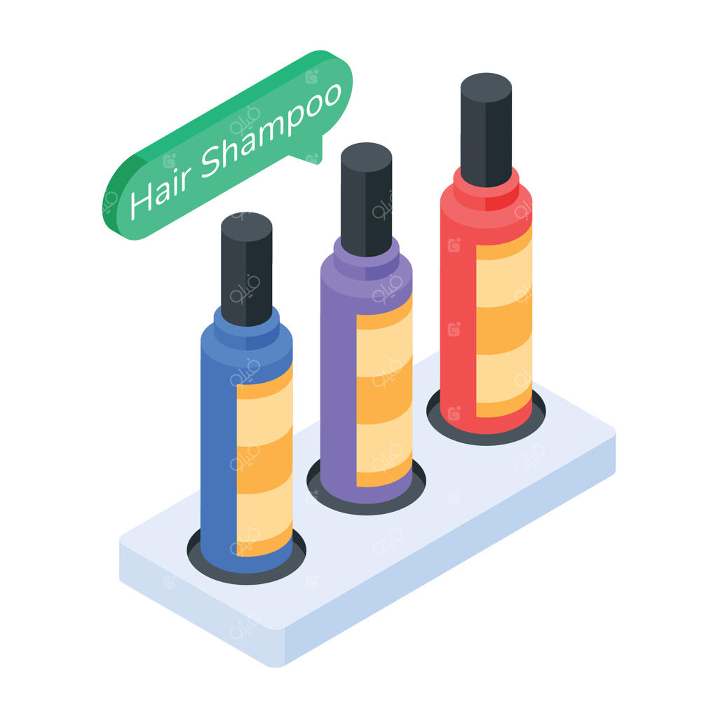 آیکون ایزومتریک لوازم آرایشگری