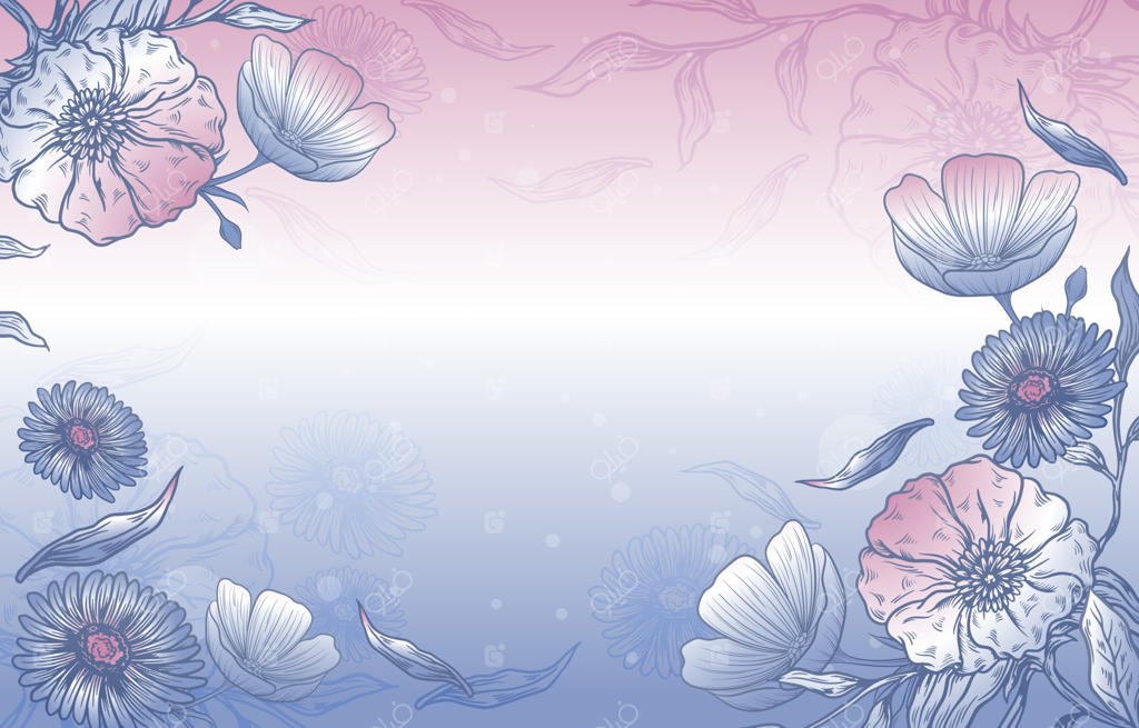 گل شکوفا شدهٔ دست‌کشیده