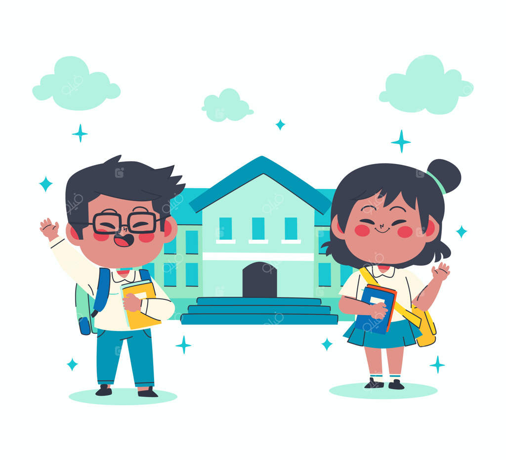 تصویر دست‌کشیده بازگشت به مدرسه