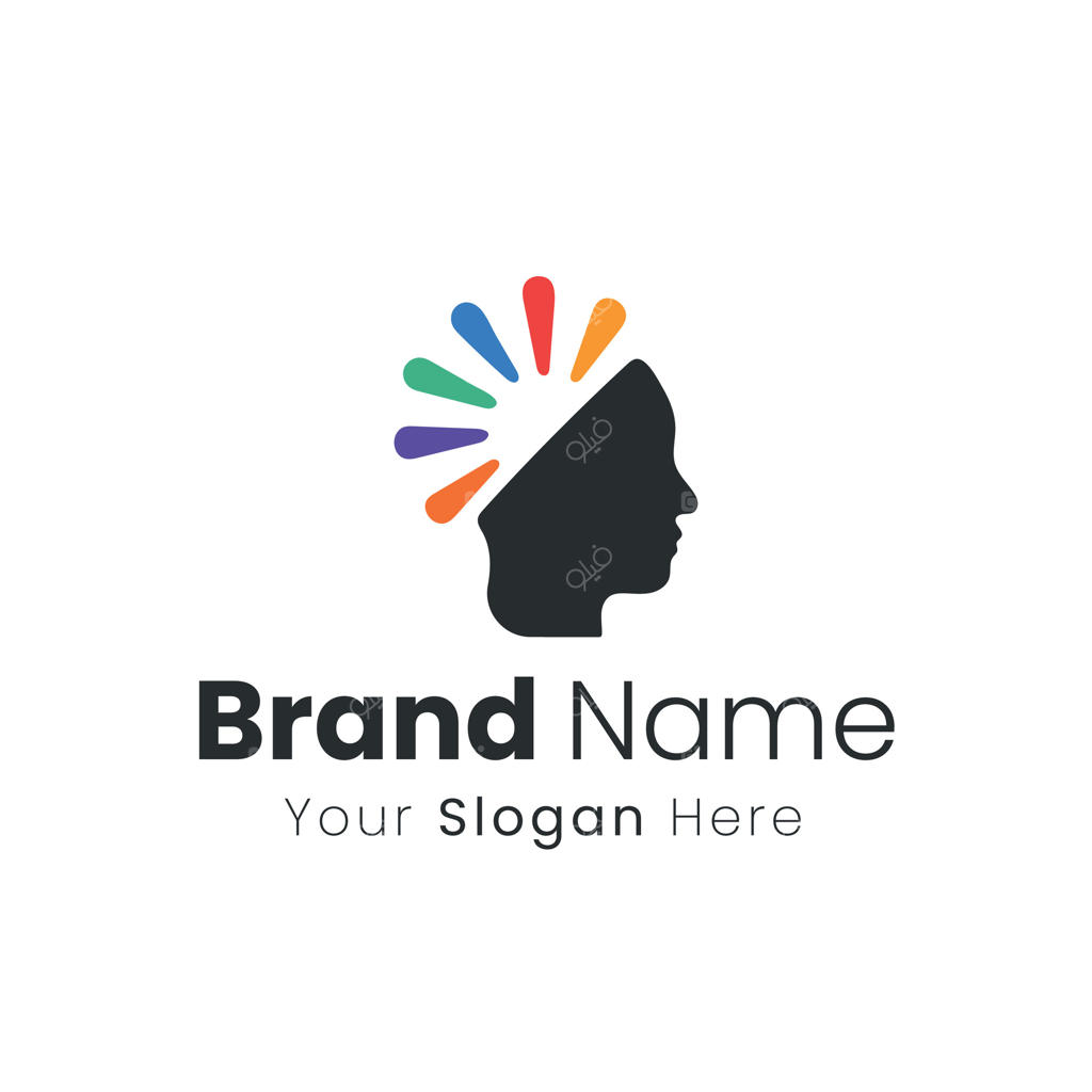 طراحی لوگوی ذهن خلاق برای برندها و کسب‌وکارهای نوآور به دنبال هویت منحصر به فرد