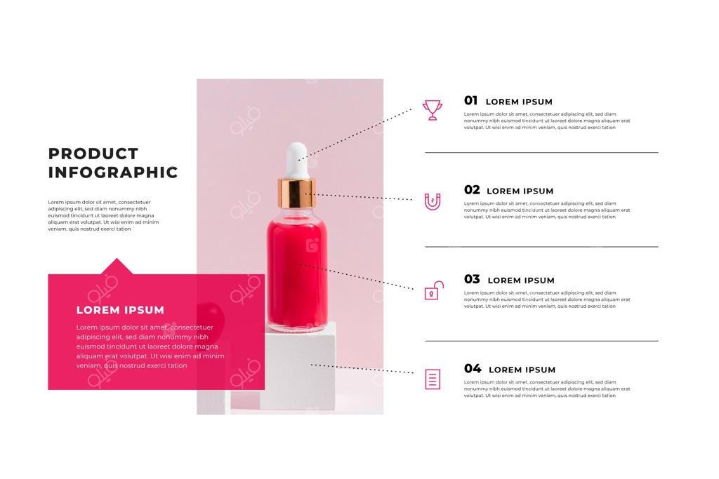 اینفوگرافیک محصول به همراه عکس