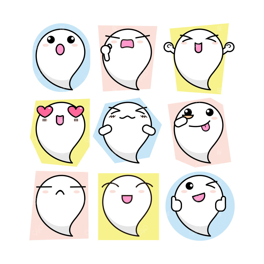 مجموعه شکلک‌های روح بامزه