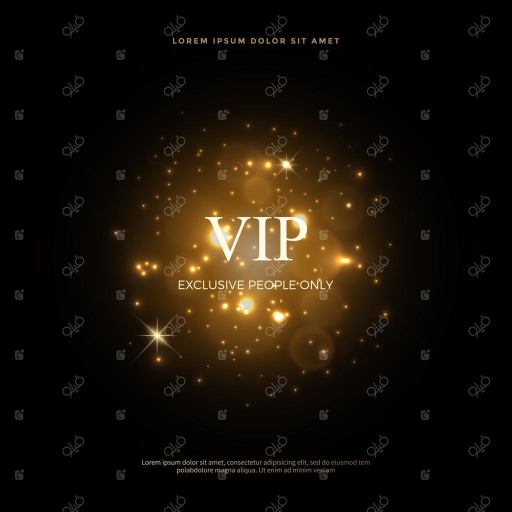 پس‌زمینه انتزاعی با درخشش طلایی