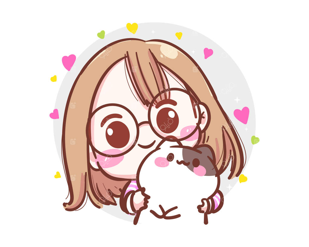 دختری دوست‌داشتنی در حال در آغوش گرفتن گربه‌ای کوچک با مفهوم دوستی.