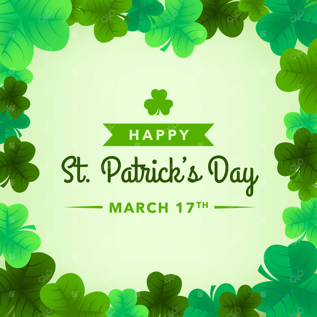 دعوتنامه جشن روز سنت پاتریک مبارک
