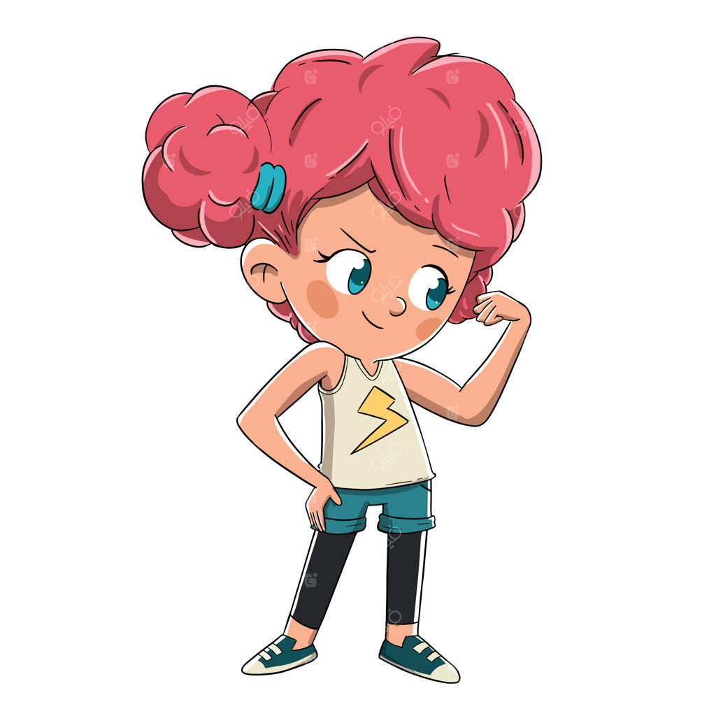 دختر شجاع قدرت خود را نشان می‌دهد