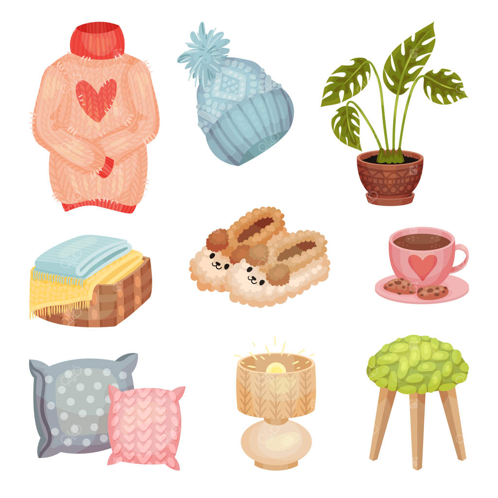 مجموعه‌ای از چیزهایی که حس راحتی می‌آورند