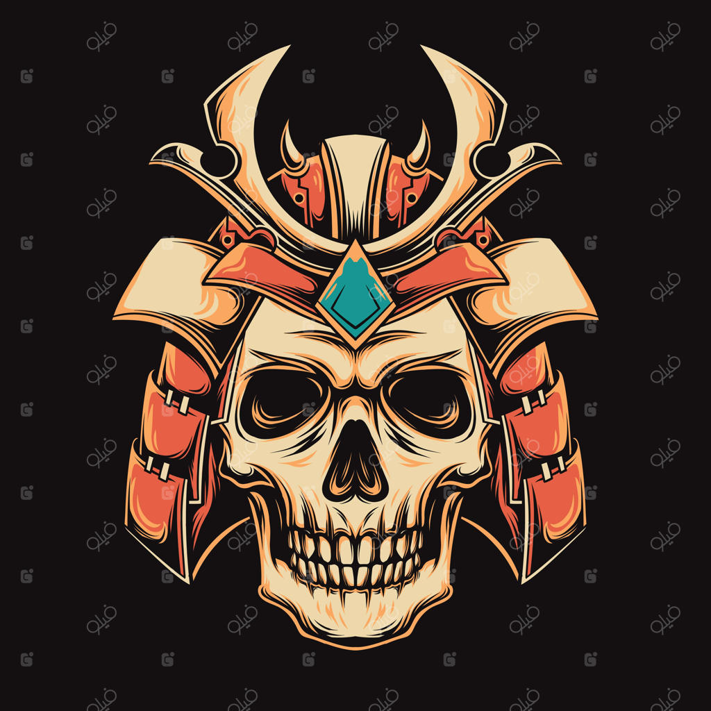 جمجمه سامورایی ژاپنی