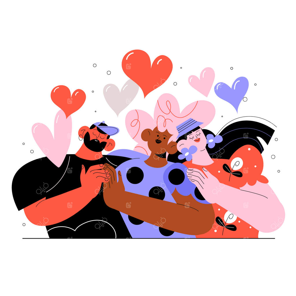 تصویر چندمهری دستی رسم شده