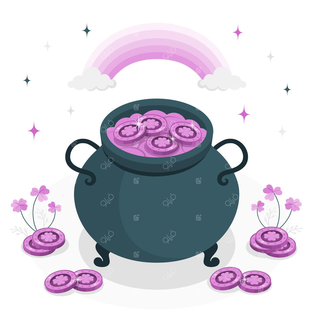 طرح مفهومی دیگ پر از طلا