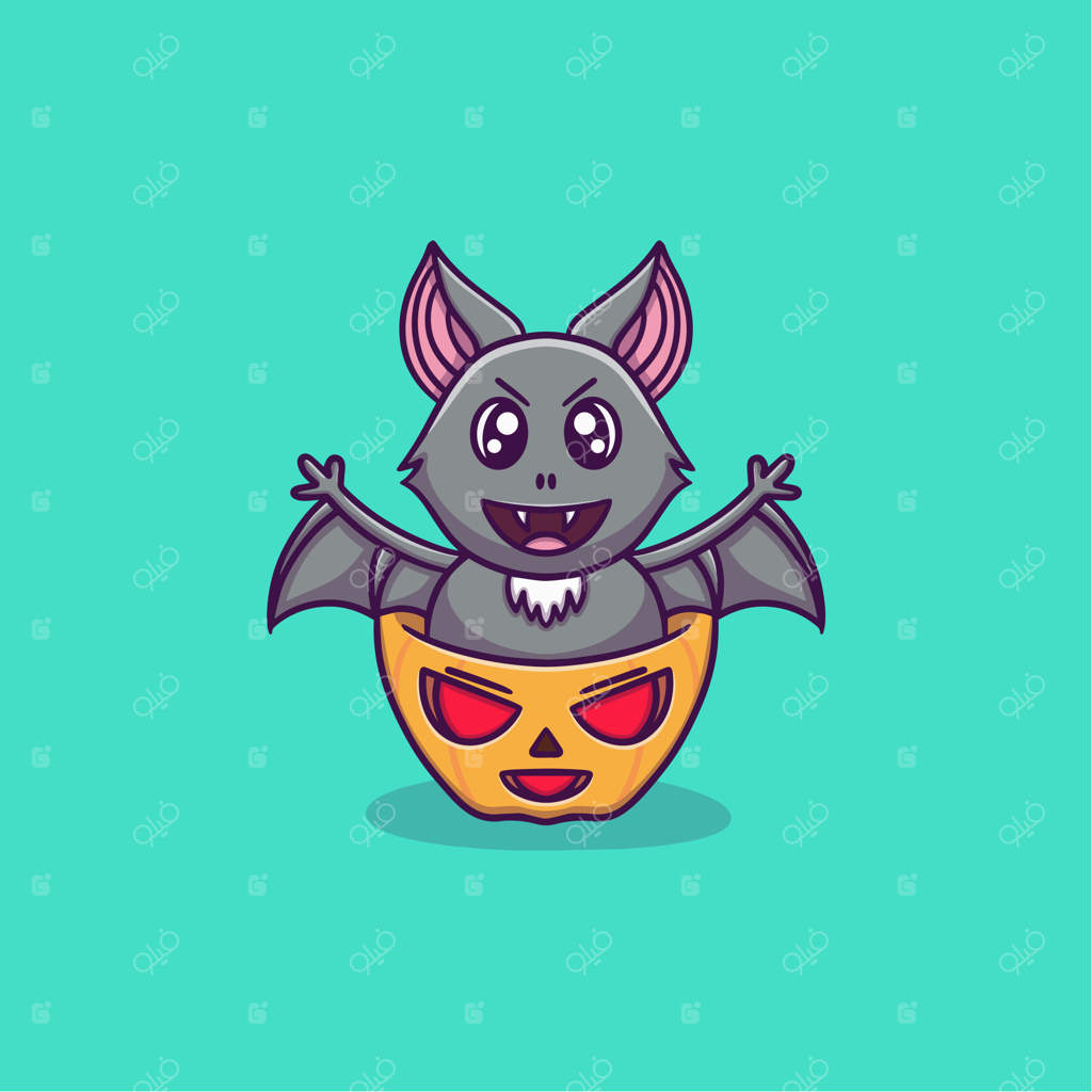 تصویر برداری ایکون تکشاخ بامزه