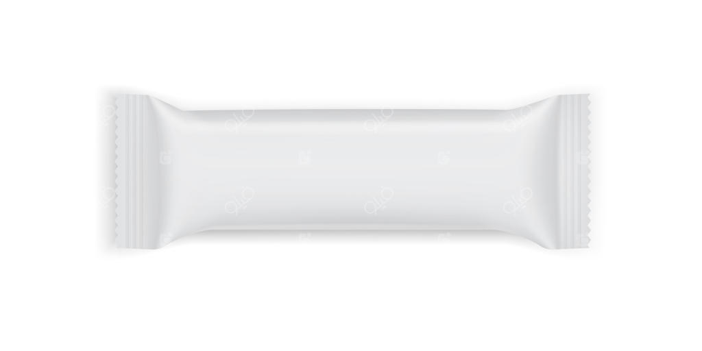 بسته‌بندی کاغذی سفید در پس‌زمینه‌ای سفید