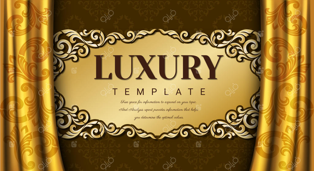 قاب هنری سنتی تایلندی با حاشیه طلایی و گل‌دار