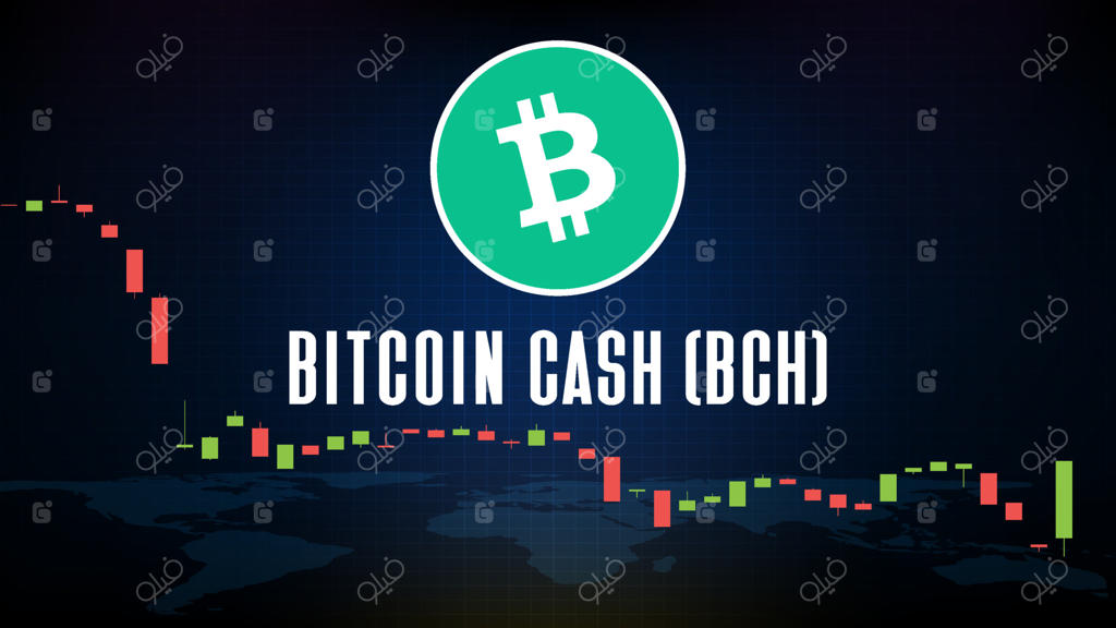 زمینه فناوری آینده‌نگرانه: سکه بیت‌کوین کش و نمودار حجم بازار ارز دیجیتال