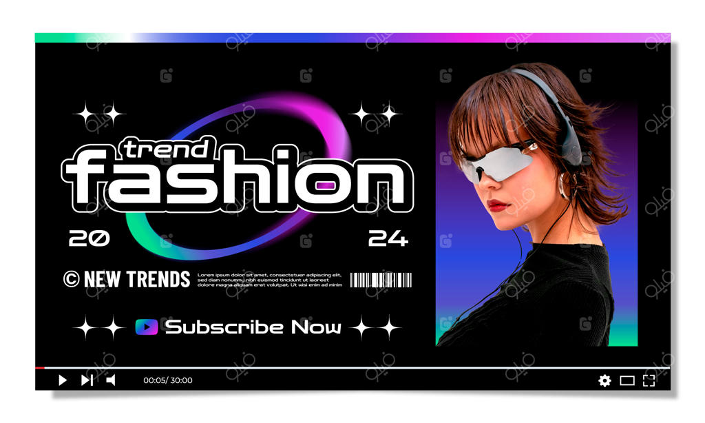 طراحی الگوی مد با گرادیانت