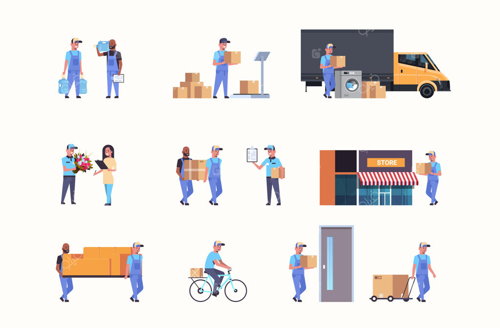 تنظیم پیک‌ها در شرایط کاری مختلف برای خدمات تحویل سریع روشن‌کننده‌ها