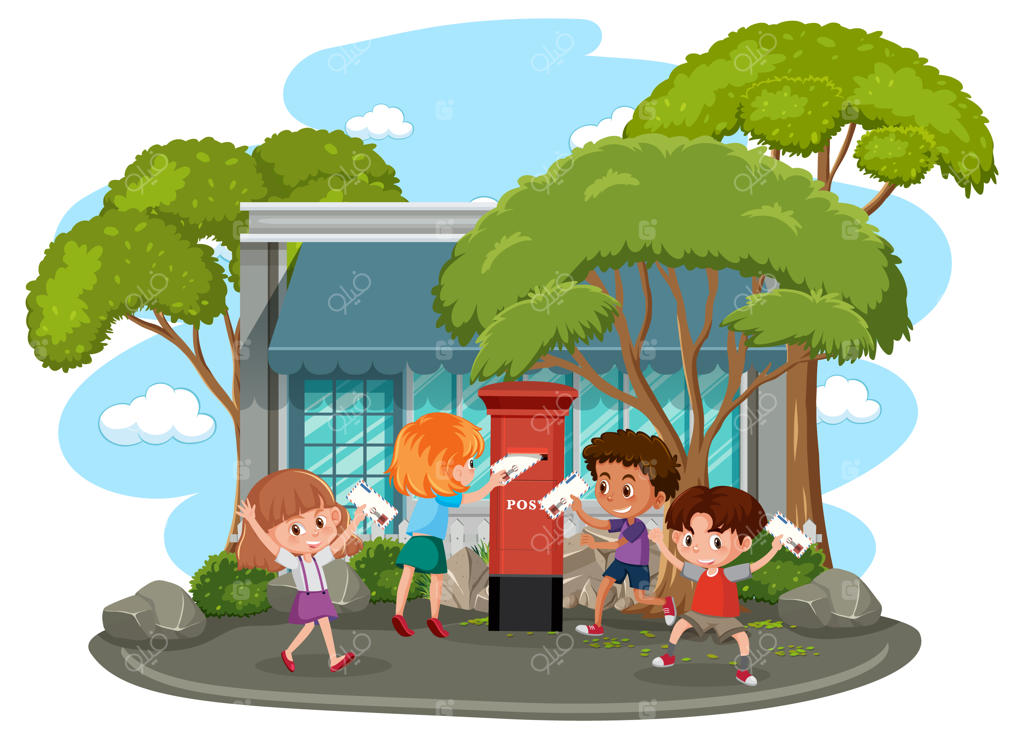 صحنه‌ای ایزوله با شخصیت‌های کارتونی