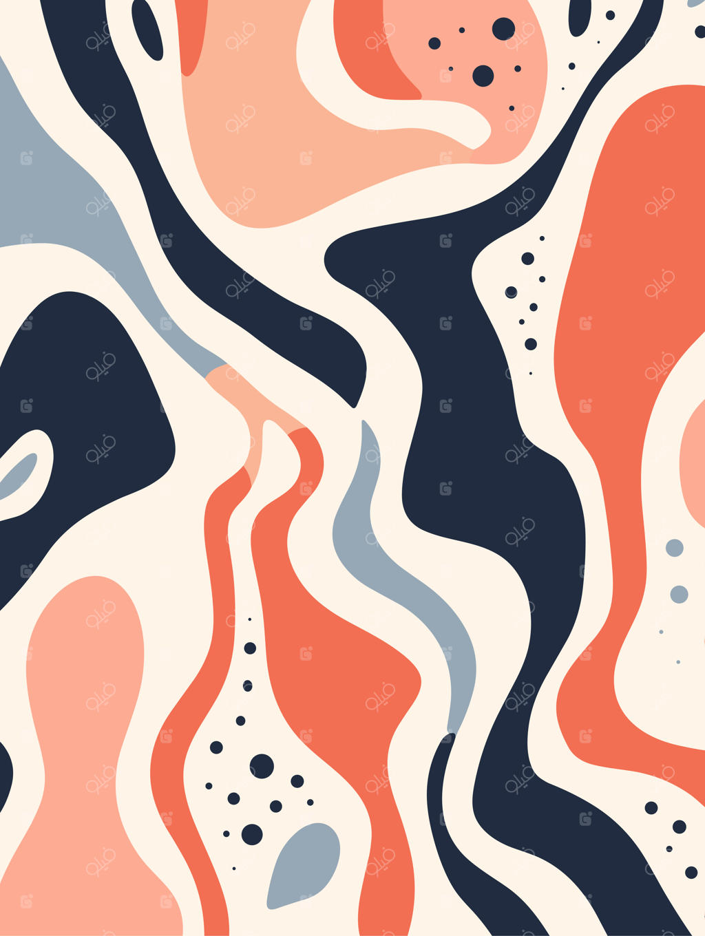 پوستر پس‌زمینه با پترن انتزاعی
