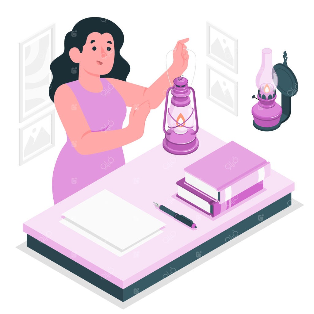 طرح مفهومی چراغ روغنی