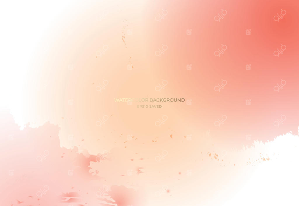 پس‌زمینه آبرنگی با رنگ‌های پاستلی انتزاعی