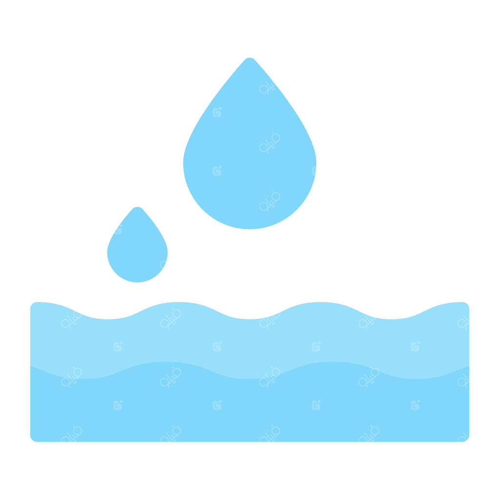 تصویر وکتور آیکون آب مناسب برای راگبی