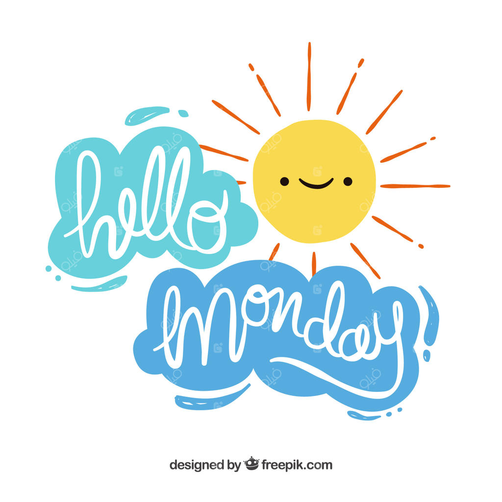 سلام دوشنبه همراه با خورشید و ابرها