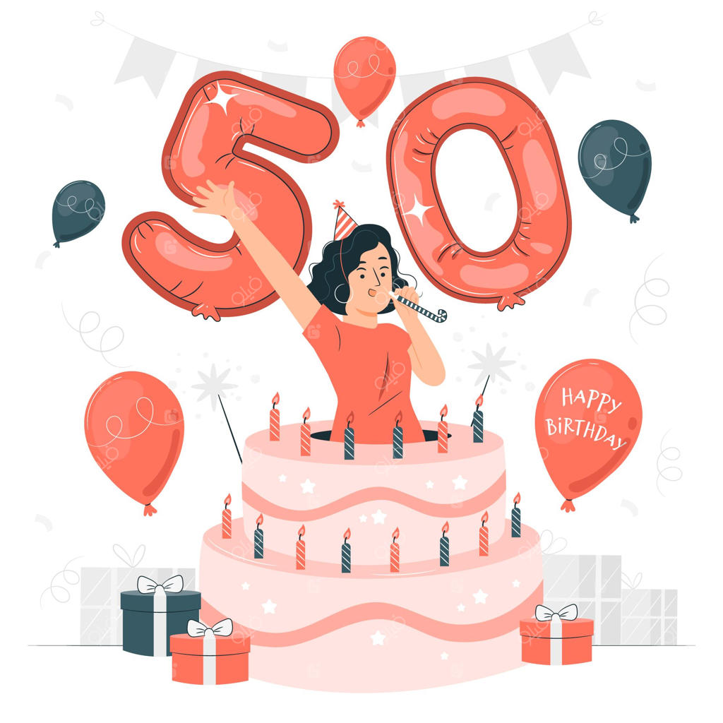 طرح مفهومی جشن پنجاه سالگی