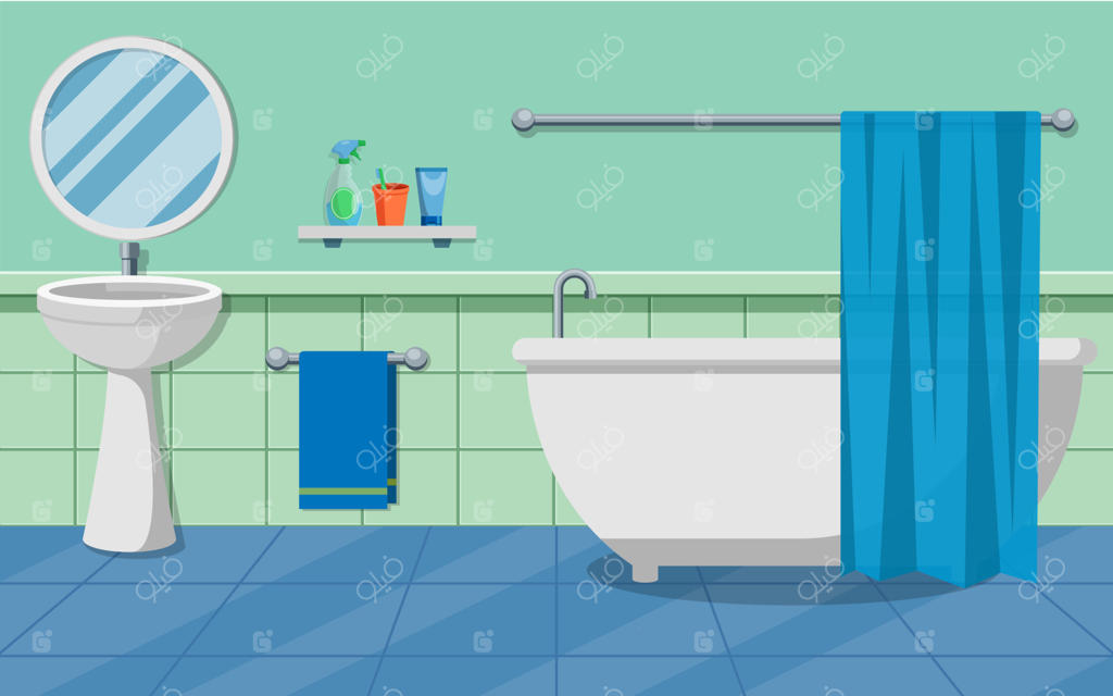 وکتور حمام و طراحی دکوراسیون داخلی