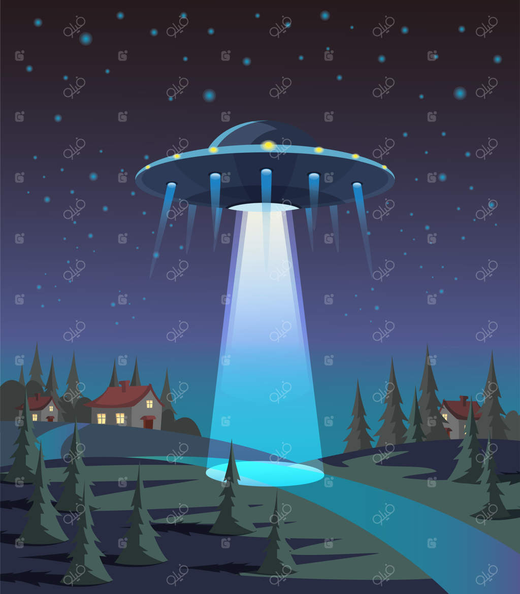 پترن بنر تماس با بشقاب پرنده: ملاقات انسان‌ها با موجودات فضایی در داستان‌های علمی-تخیلی