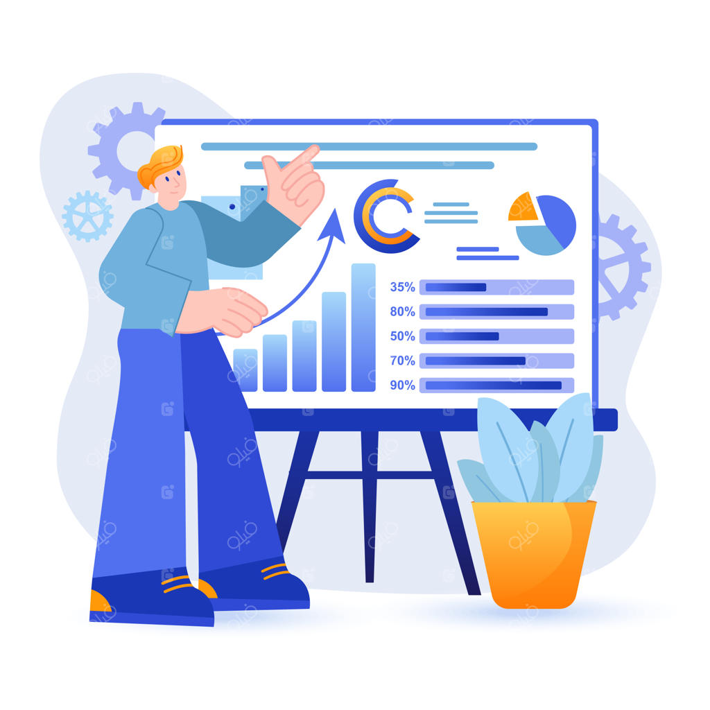 تصویرسازی فضای داخلی کافه شهری به سبک تخت