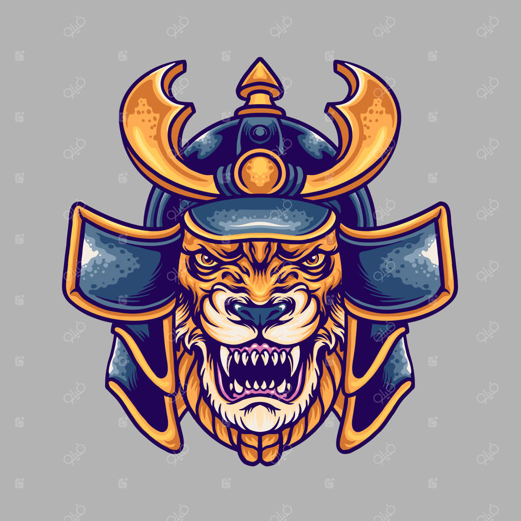 تصویرسازی سامورایی هیولا