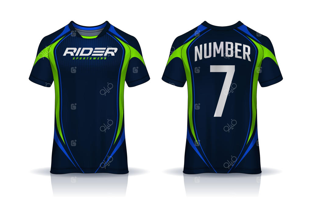 طراحی تی‌شرت پیراهن فوتبال