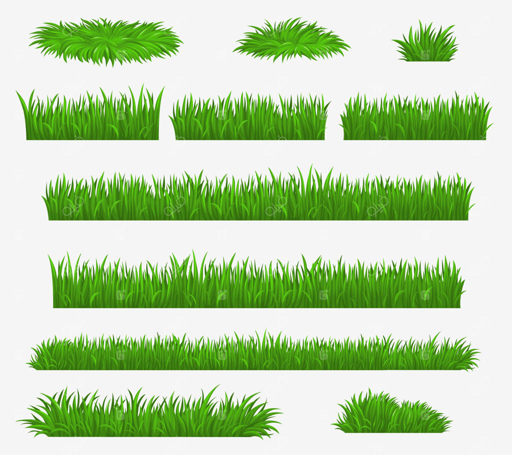 چمن سبز، علفزار و تیغه‌های چمن در مزرعه
