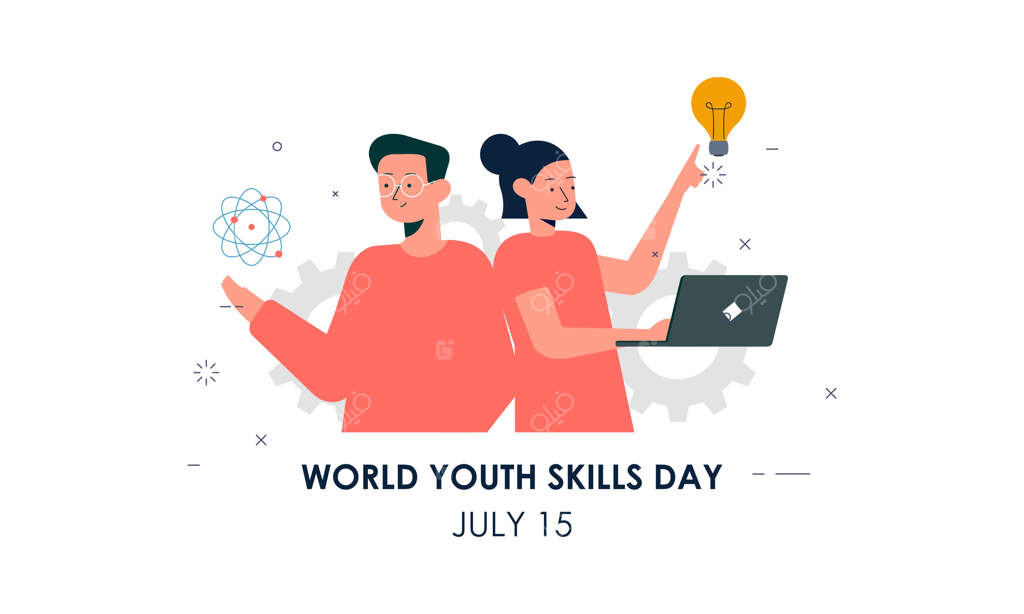 تصویرسازی مفهوم روز جهانی مهارت‌های جوانان